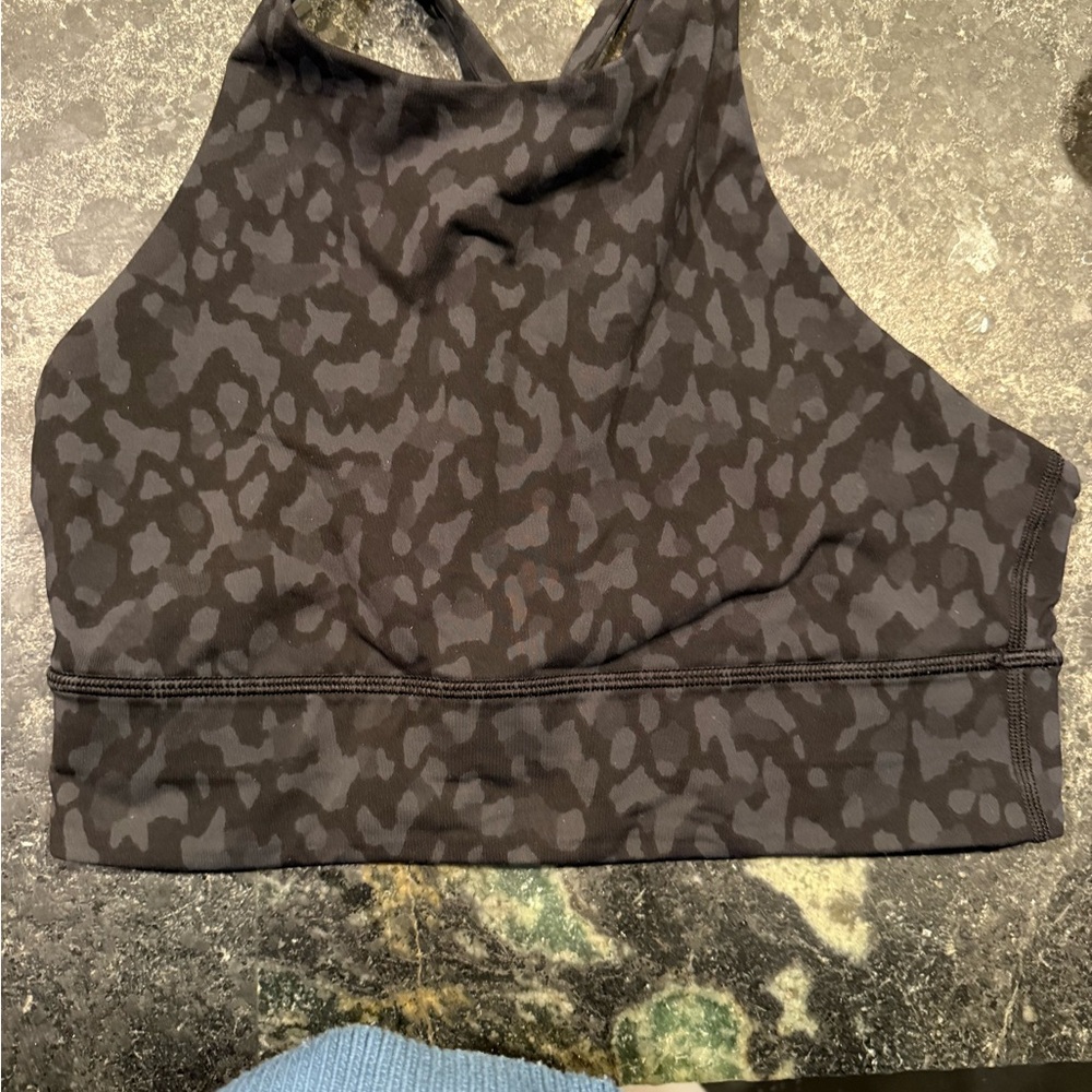 lululemon athletica Black Patterned Women's Top